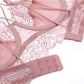 Sexy Underwire Gathered Lace Sheer Bra & Panty Sets [BRPY0002]