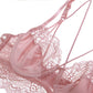 Sexy Underwire Gathered Lace Sheer Bra & Panty Sets [BRPY0002]