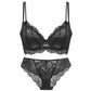 Sexy Underwire Comfortable Lace Embroidery Bra & Panty Sets [BRPY0005]