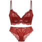Sexy Underwire Comfortable Lace Embroidery Bra & Panty Sets [BRPY0005]