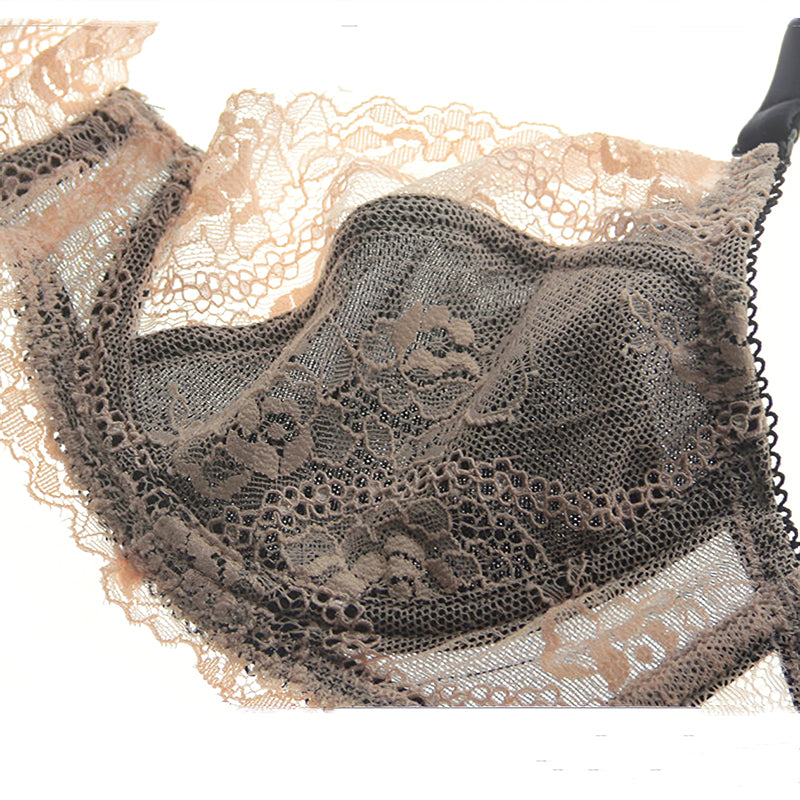 Sexy Underwire Comfortable Lace Embroidery Bra & Panty Sets [BRPY0016]