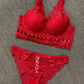 Elegant Underwire Push Up Lace Longline Bra & Panty Sets [BRPY0019]