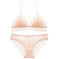 Elegant Wireless Comfortable Lace Sheer Bra & Panty Sets [BRPY0020]