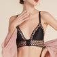 Elegant Wireless Comfortable Lace Longline Bra & Panty Sets [BRPY0027]