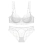 Sexy Underwire Breathable Push Up Lace Hollow out Bra & Panty Sets [BRPY0030]