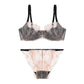 Sexy Underwire Breathable Lace Embroidery Bra & Panty Sets [BRPY0031]