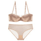 Sexy Underwire Seamless Push Up Lace Falbala Bra & Panty Sets [BRPY0034]