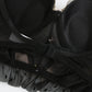 Sexy Soft Wire Gathered Lace Embroidery Bra & Panty Sets [BRPY0038]