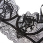 Sexy Underwire Breathable Lace Embroidery Sheer Bra & Panty Sets [BRPY0043]