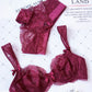 Sexy Underwire Breathable Lace Bow Bra & Panty Sets [BRPY0047]