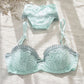 Sexy Underwire Breathable Push Up Lace Falbala Bra & Panty Sets [BRPY0049]