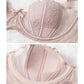 Sexy Underwire Breathable Push Up Lace Sheer Bra & Panty Sets [BRPY0051]