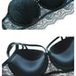 Sexy Underwire Gathered Lace Embroidery Bra & Panty Sets [BRPY0053]