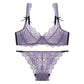 Sexy Underwire Breathable Lace Bow Falbala Bra & Panty Sets [BRPY0055]