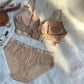 Sexy Underwire Seamless Gathered Hollow Out Bra & Panty Sets [BRPY0060]