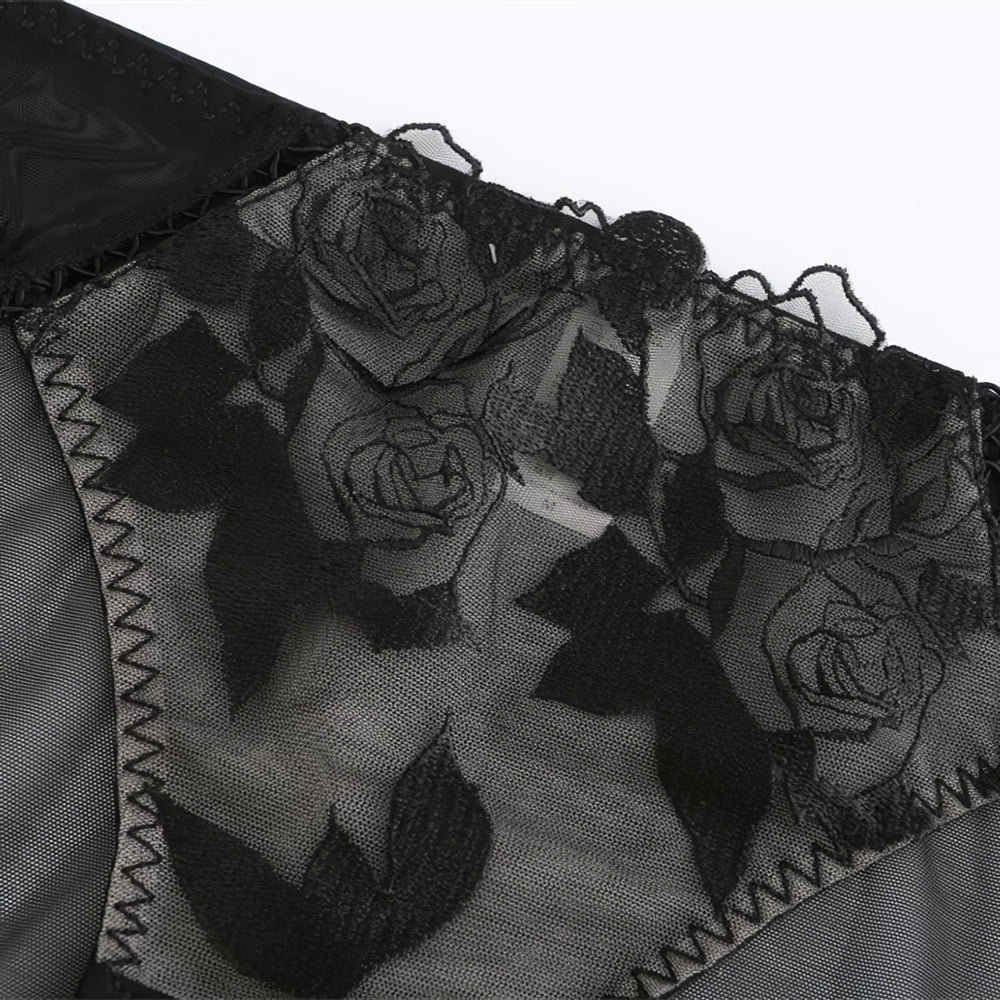 Sexy Wireless Breathable Lace Embroidery Bra & Panty Sets [BRPY0064]