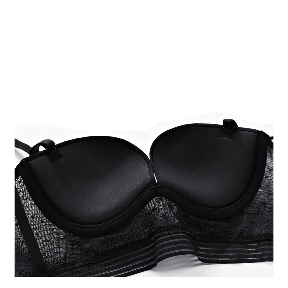 Sexy Soft Wire Seamless Lace Mesh Bra & Panty Sets [BRPY0066]