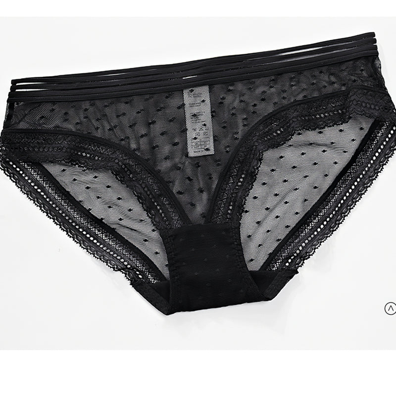 Sexy Soft Wire Seamless Lace Mesh Bra & Panty Sets [BRPY0066]