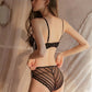 Sexy Underwire Seamless Printing Bra & Panty Sets [BRPY0067]