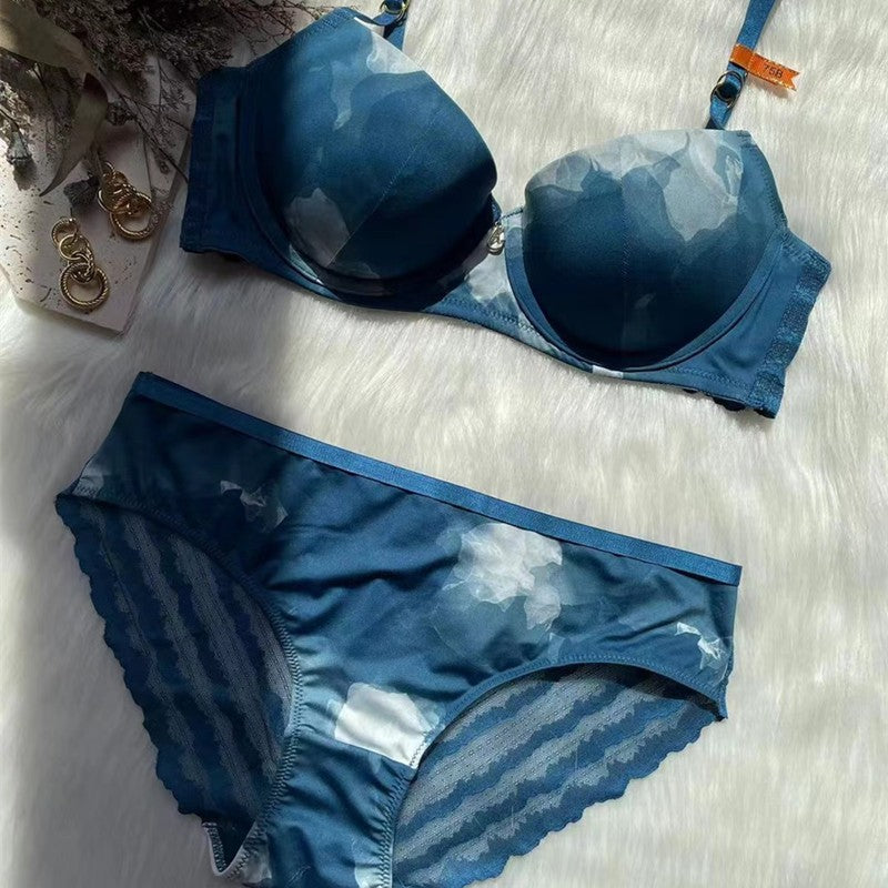 Sexy Underwire Seamless Printing Bra & Panty Sets [BRPY0067]