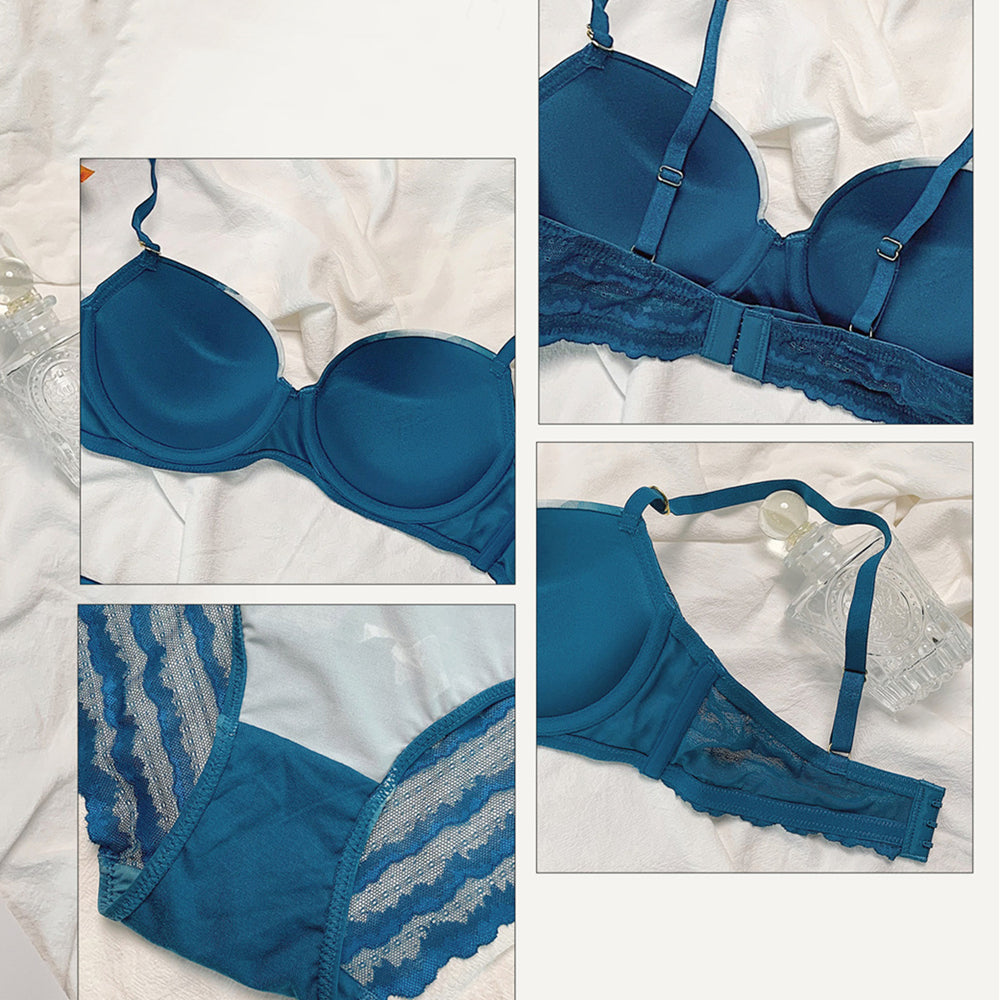 Sexy Underwire Seamless Printing Bra & Panty Sets [BRPY0067]