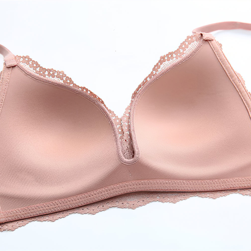 Sexy Wireless Push Up Lace Falbala Bra & Panty Sets [BRPY0068]