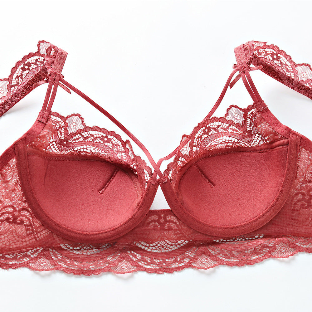 Sexy Underwire Push Up Lace Falbala Bra & Panty Sets [BRPY0069]