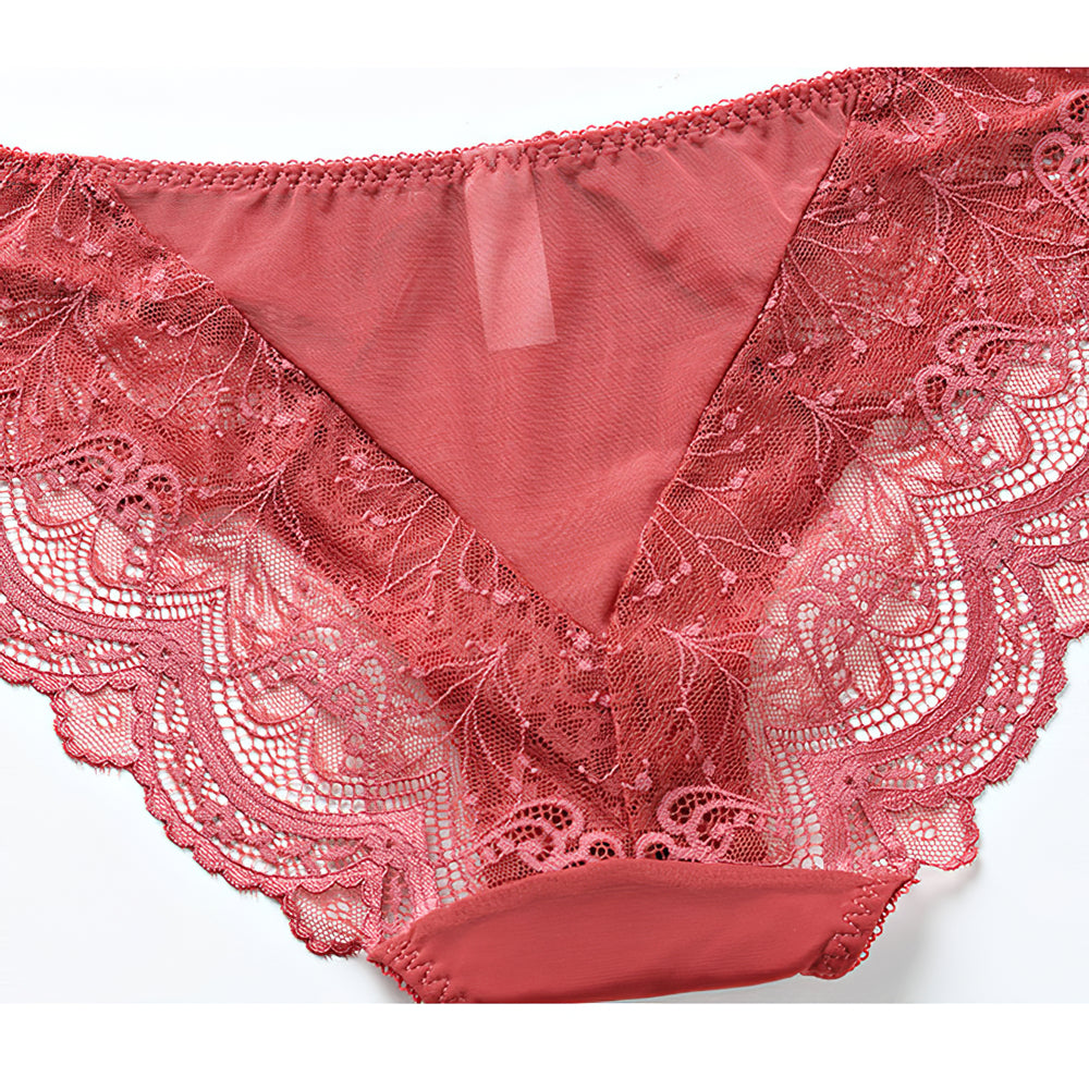 Sexy Underwire Push Up Lace Falbala Bra & Panty Sets [BRPY0069]