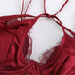 Sexy Soft Wire Seamless Hollow out Lace Up Bra & Panty Sets [BRPY0070]