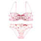Sexy Underwire Breathable Lace Embroidery Sheer Bra & Panty Sets [BRPY0072]