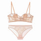 Sexy Soft Wire Push Up Lace Embroidery Bra & Panty Sets [BRPY0073]