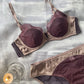 Sexy Soft Wire Breathable Lace Sheer Bra & Panty Sets [BRPY0077]