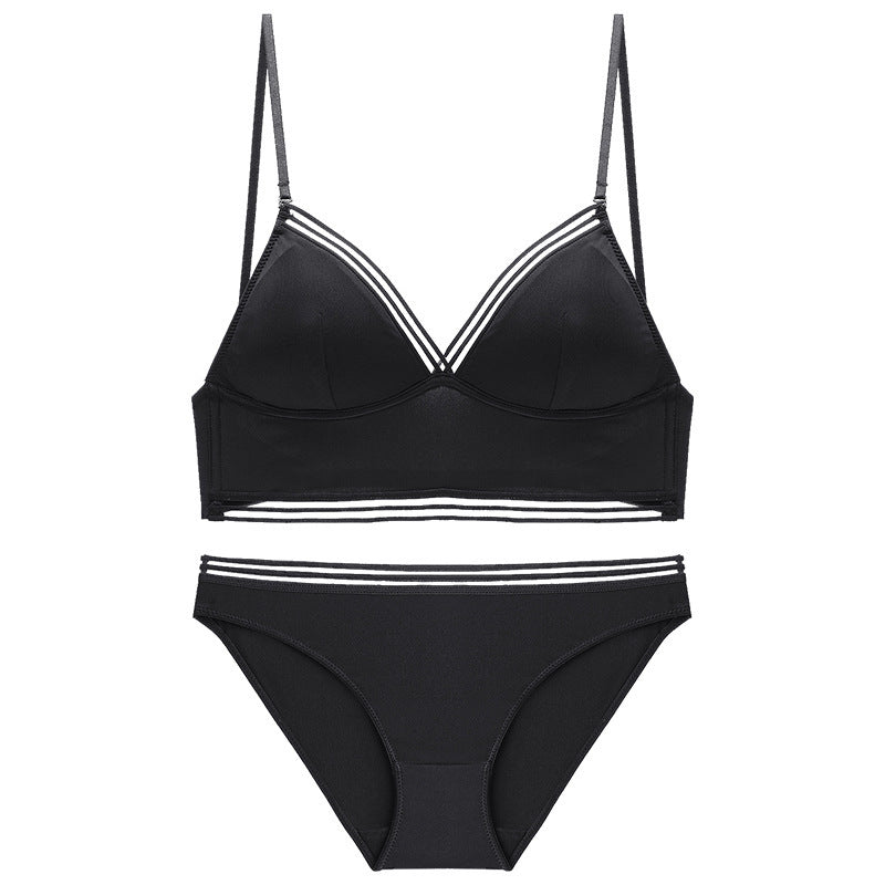 Sexy Wireless Seamless Longline Bra & Panty Sets [BRPY0082]