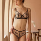 Sexy Underwire Breathable Lace Sheer Bra & Panty Sets [BRPY0085]