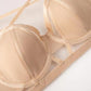 Sexy Soft Wire Gathered Lace Up Bra & Panty Sets [BRPY0098]