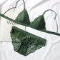 Sexy Wireless Breathable Lace Falbala Bra & Panty Sets [BRPY0103]